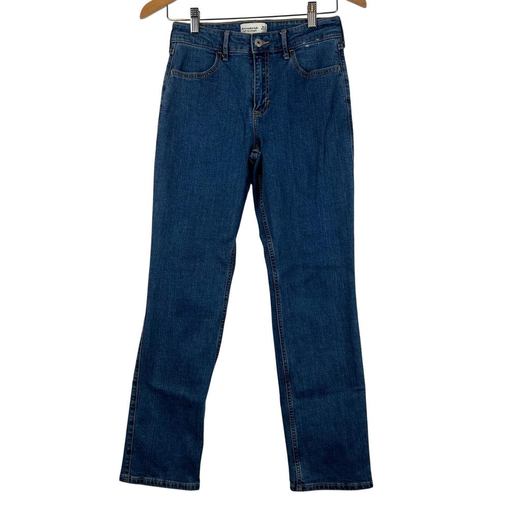 Abercrombie Kids High Rise Straight Leg Denim Jeans Girls‎ Size 15/16